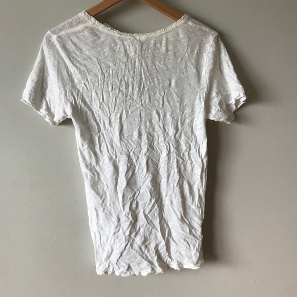 Free People White Short Sleeve Saturday Tee - Picture 4 of 8